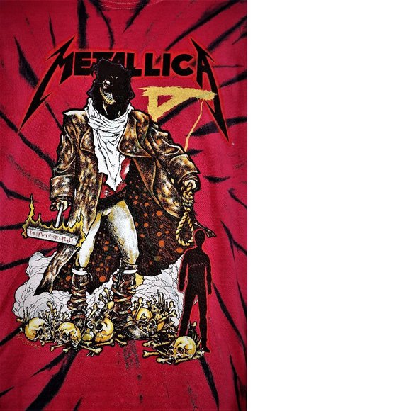 Metallica So I Dub The Unforgiving Tie Dye metal rock Official T-Shirt 3XL NWT - Picture 3 of 4
